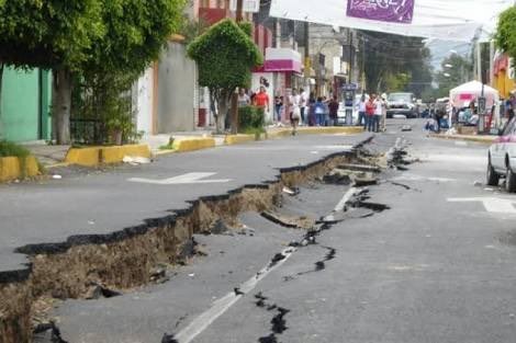 Hundimientos en pueblos. (Carlos A. Ortiz Solorio)