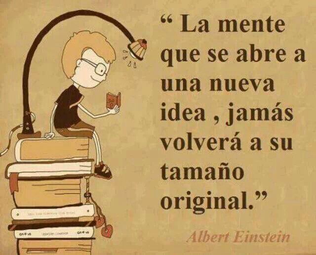 La mente que se abre...